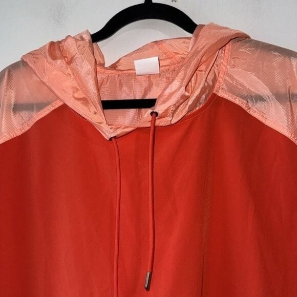 Avia Womens Sleeveless Hooded Top XL/XG 16-18 Red & Peach Nylon Polyester - Picture 4 of 7